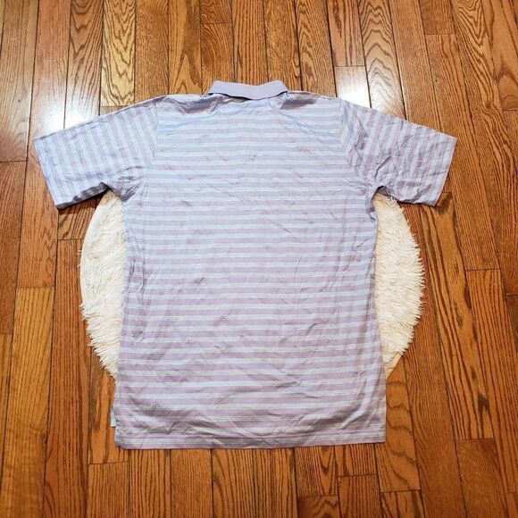 Fairway & Greene Signature Men's Striped Golf Polo - Picture 3 of 3